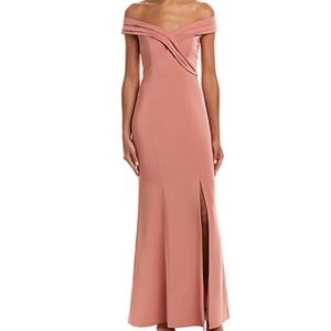 Kay Unger Off the shoulder Prom Gown